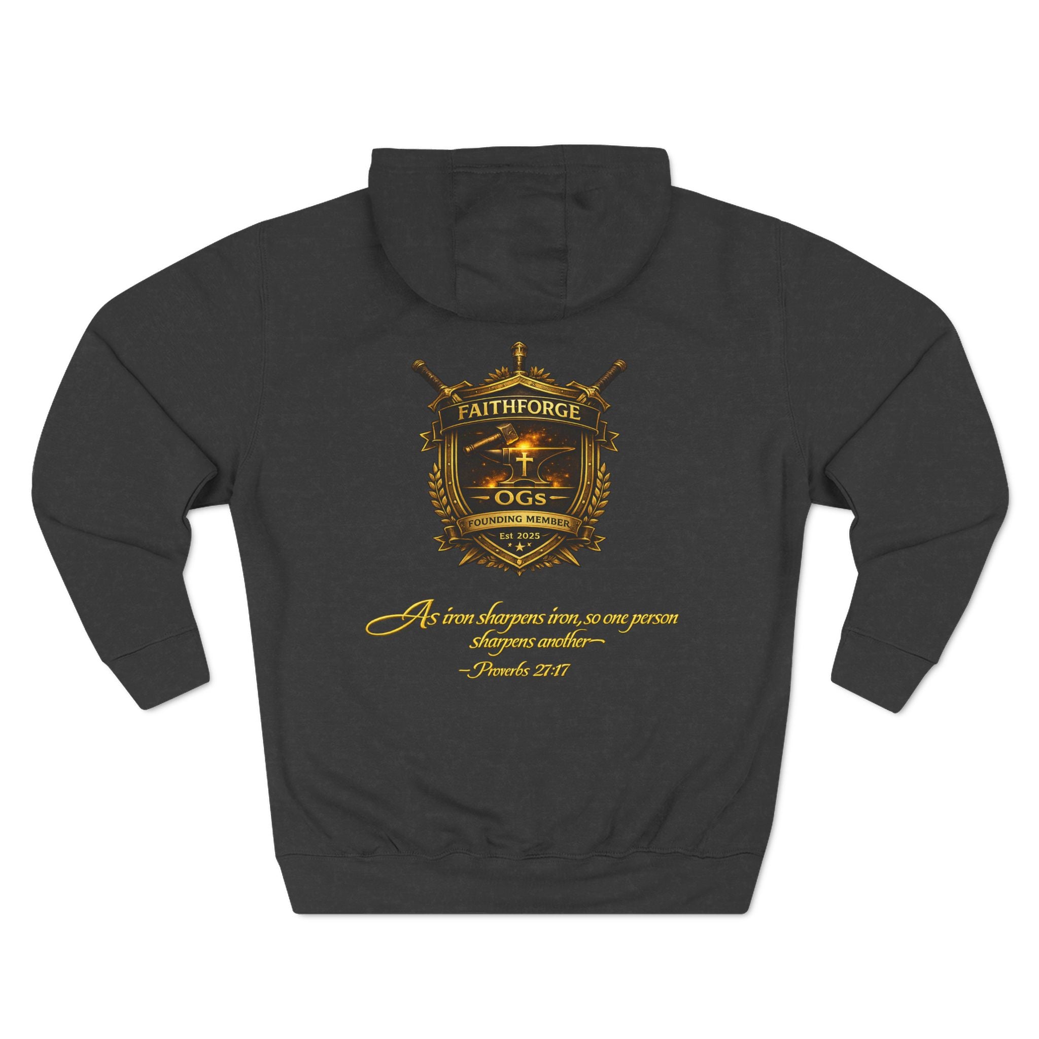 Copy of Faithforge Gaming Hoodie — Faith Quote OG Logo Fleece Hoodie