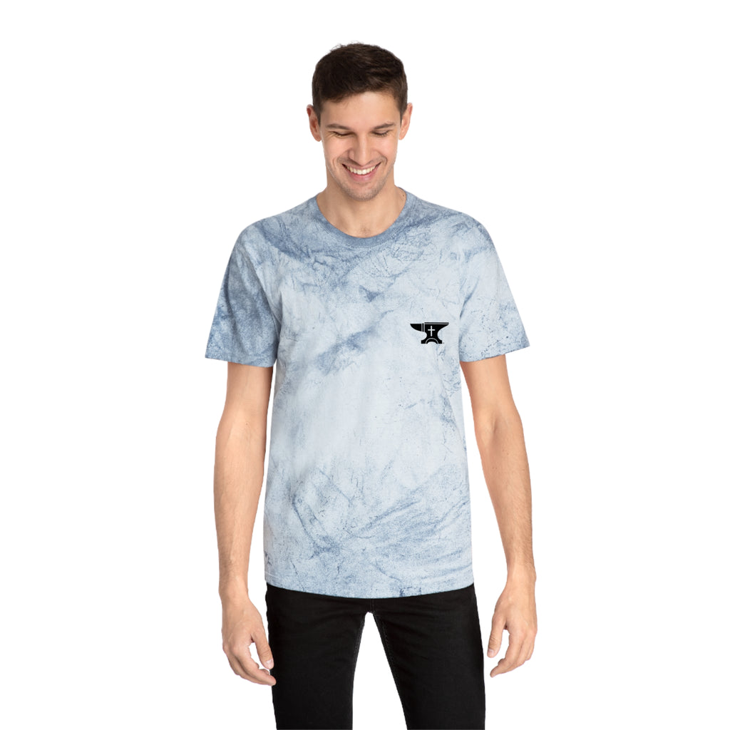 FaithForge Gaming Tie-Dye T-Shirt — Distressed Logo Tee