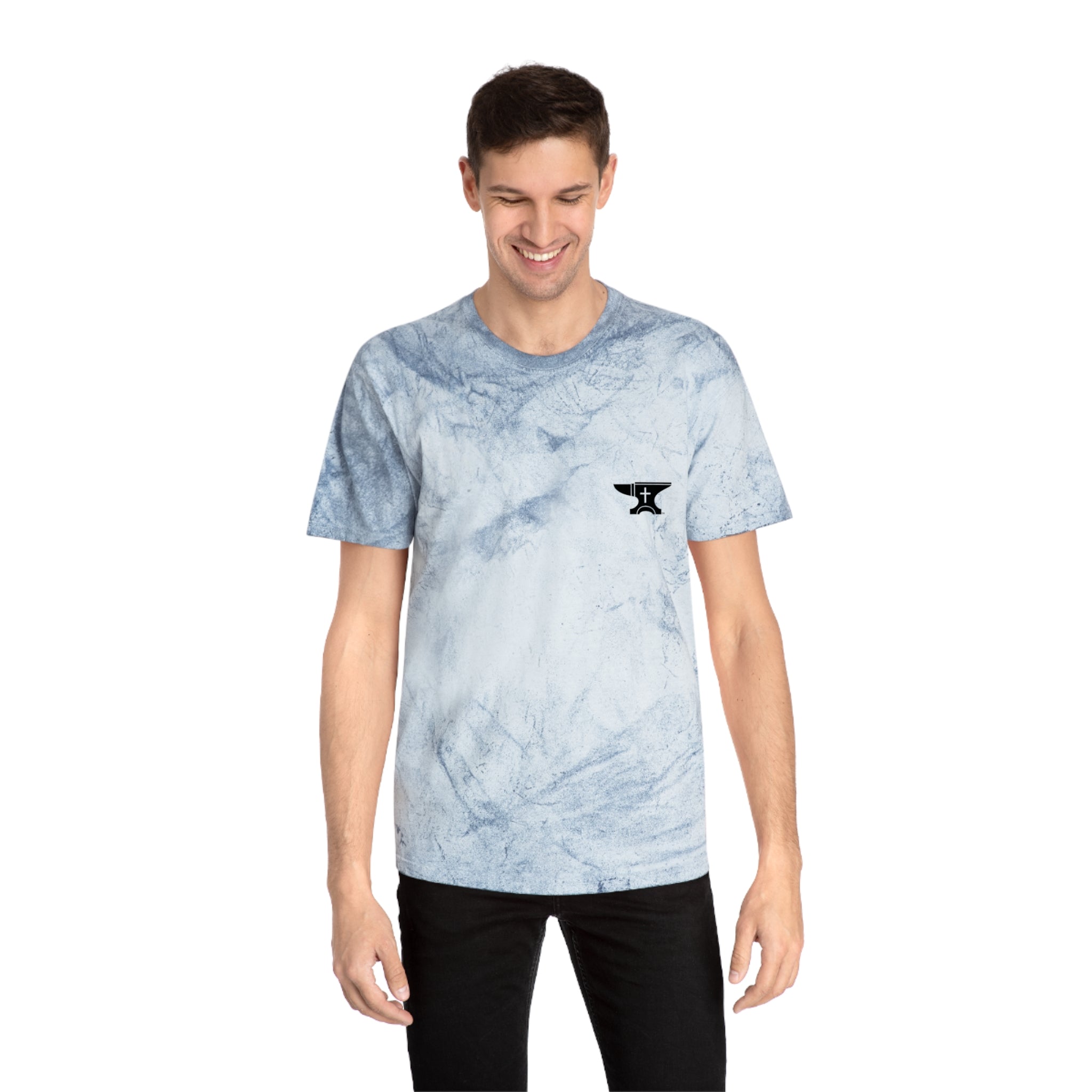 FaithForge Gaming Tie-Dye T-Shirt — Distressed Logo Tee