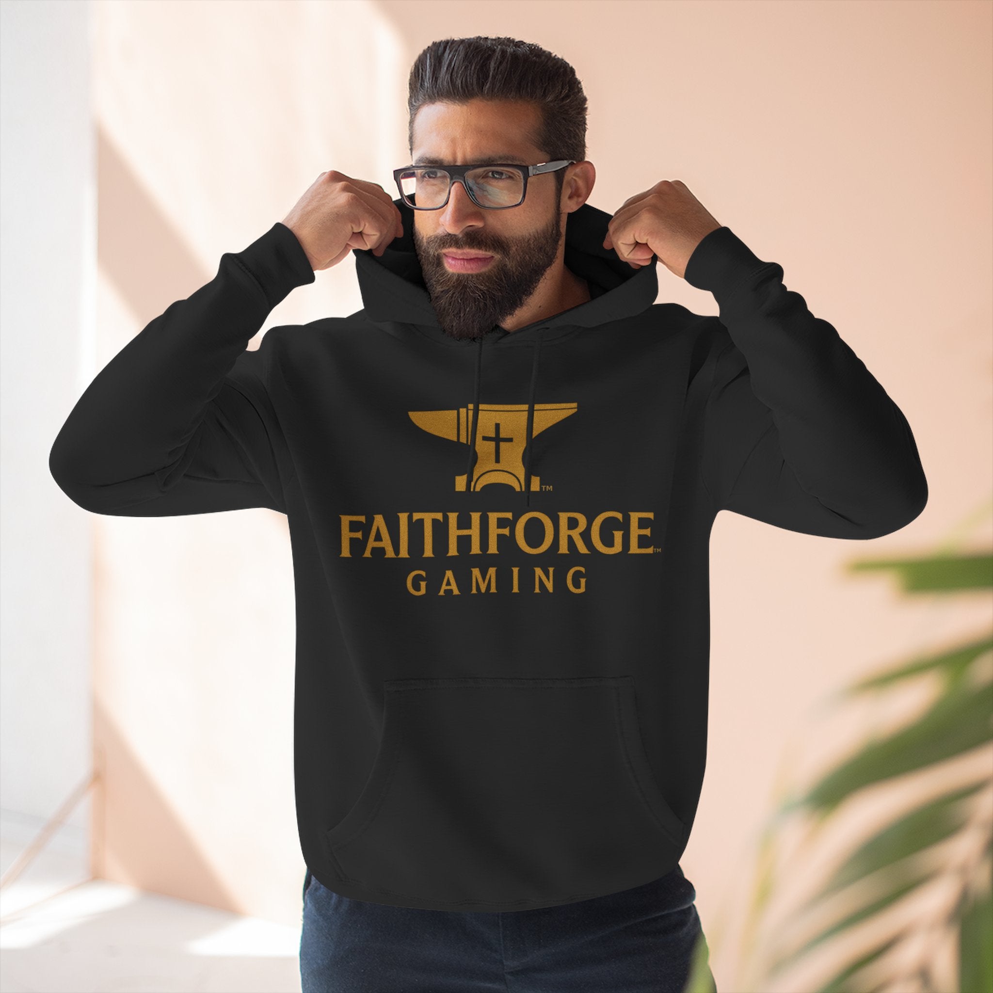 Copy of Faithforge Gaming Hoodie — Faith Quote OG Logo Fleece Hoodie