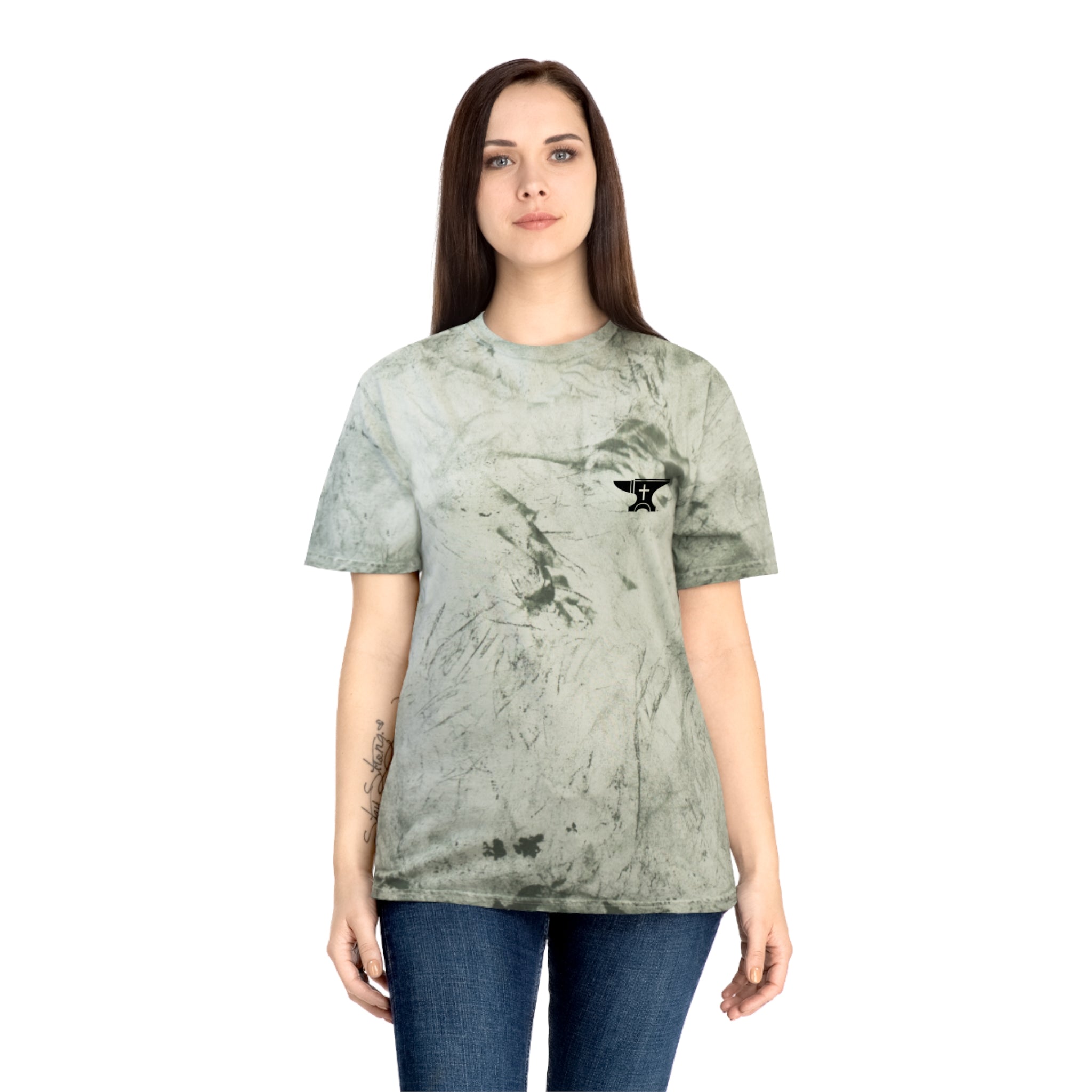 FaithForge Gaming Tie-Dye T-Shirt — Distressed Logo Tee