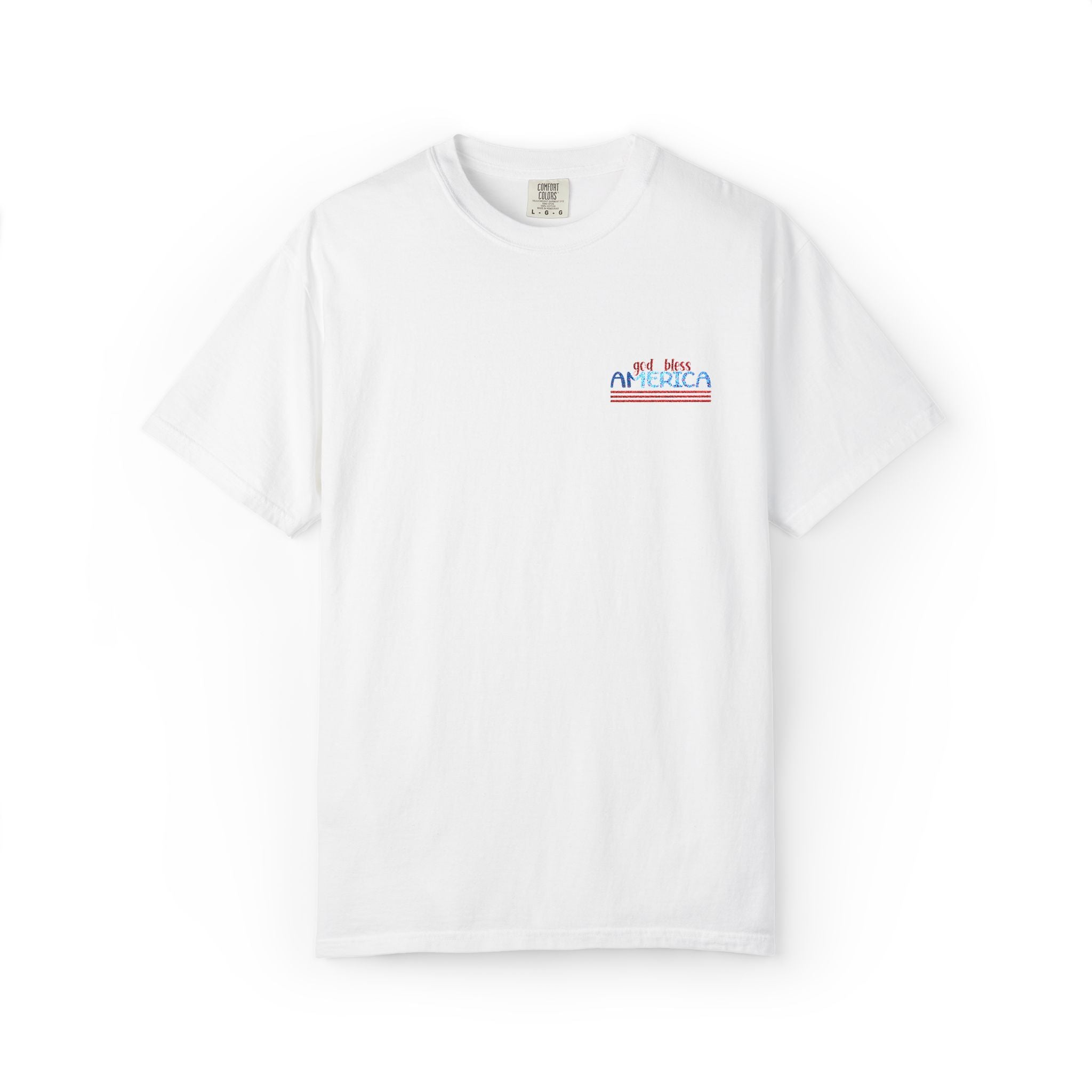 Patriotic Wave T-Shirt — American Flag Surf Graphic
