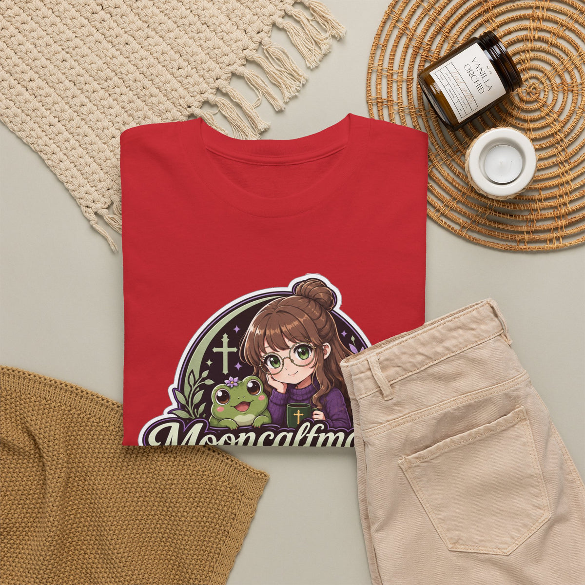 MOONCALFMAGE Logo Tee - Gamer/Streamer T-Shirt Blue GBSG (Gather)