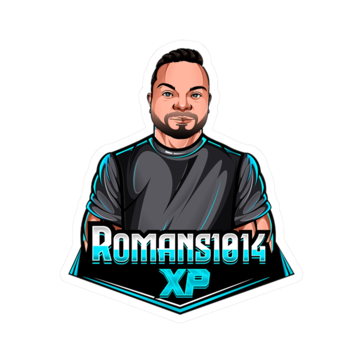 Romans1014XP Kiss-Cut Sticker — Streamer Decal