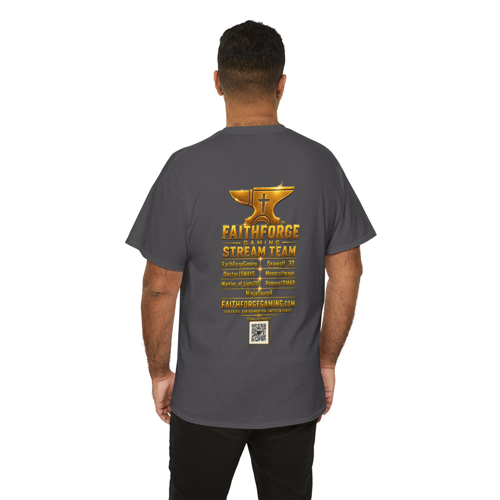 Custom FaithForgeGaming Tee (Personalization Enabled) - FaithForge Stream Team