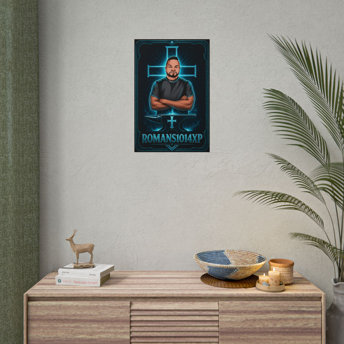 Romans1014XP Poster — Streamer Wall Art (Rolled Poster)