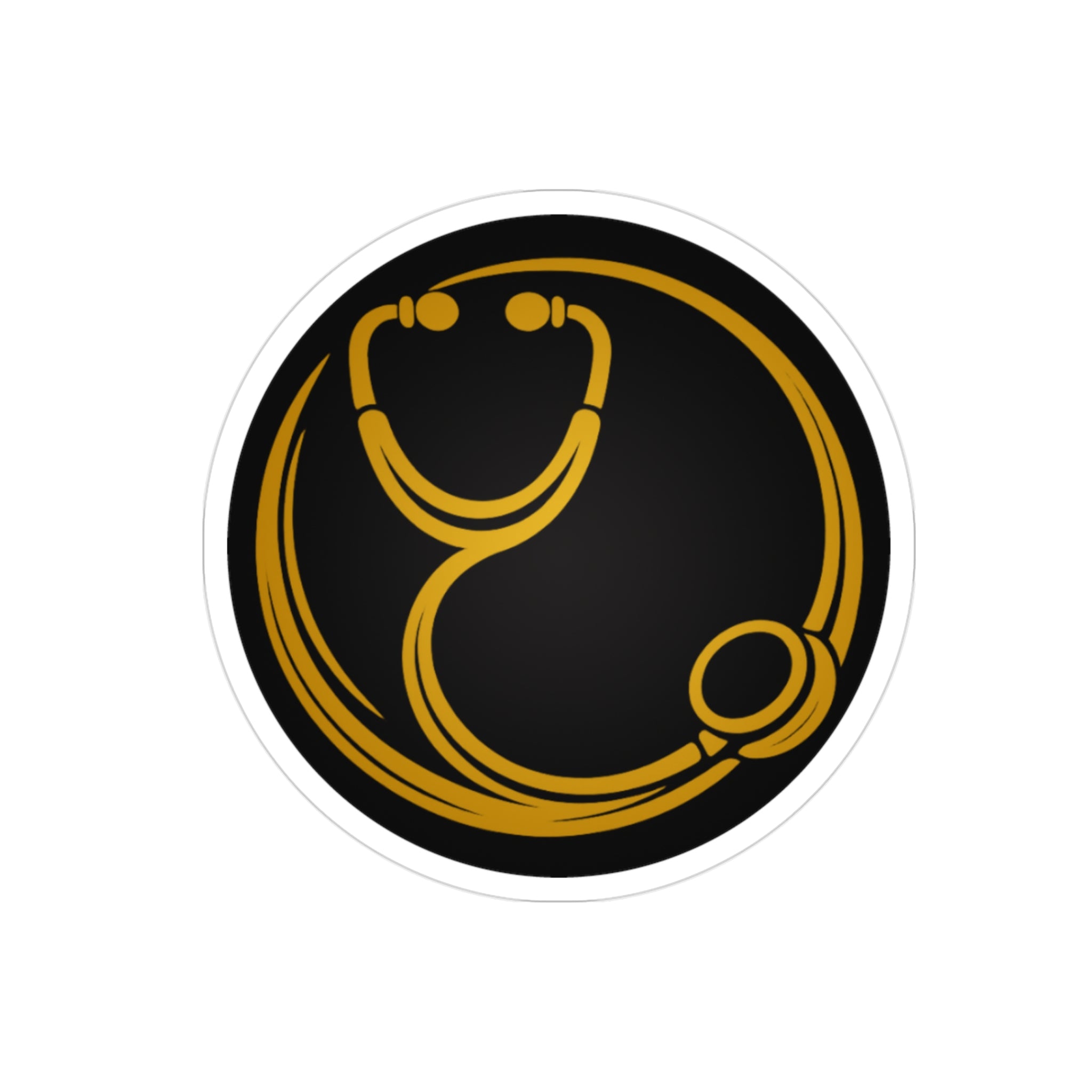 DoctorJSWAYS Die-Cut Outdoor Sticker - Waterproof Transparent Logo Decal