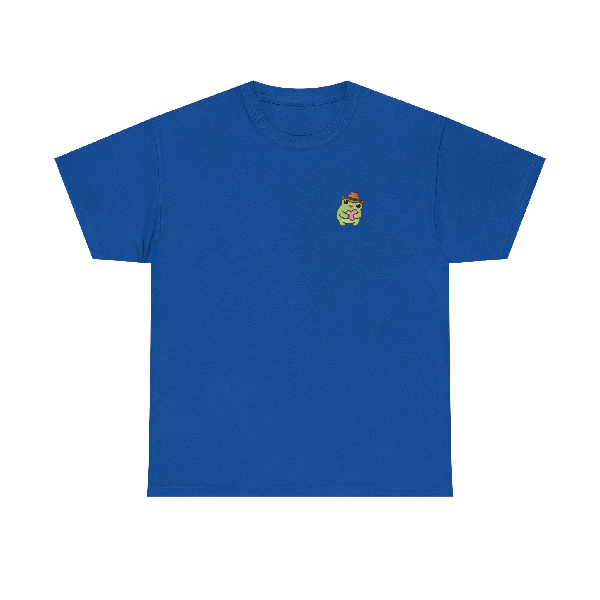 T-Shirt — Cute Smiling Frog holding heart