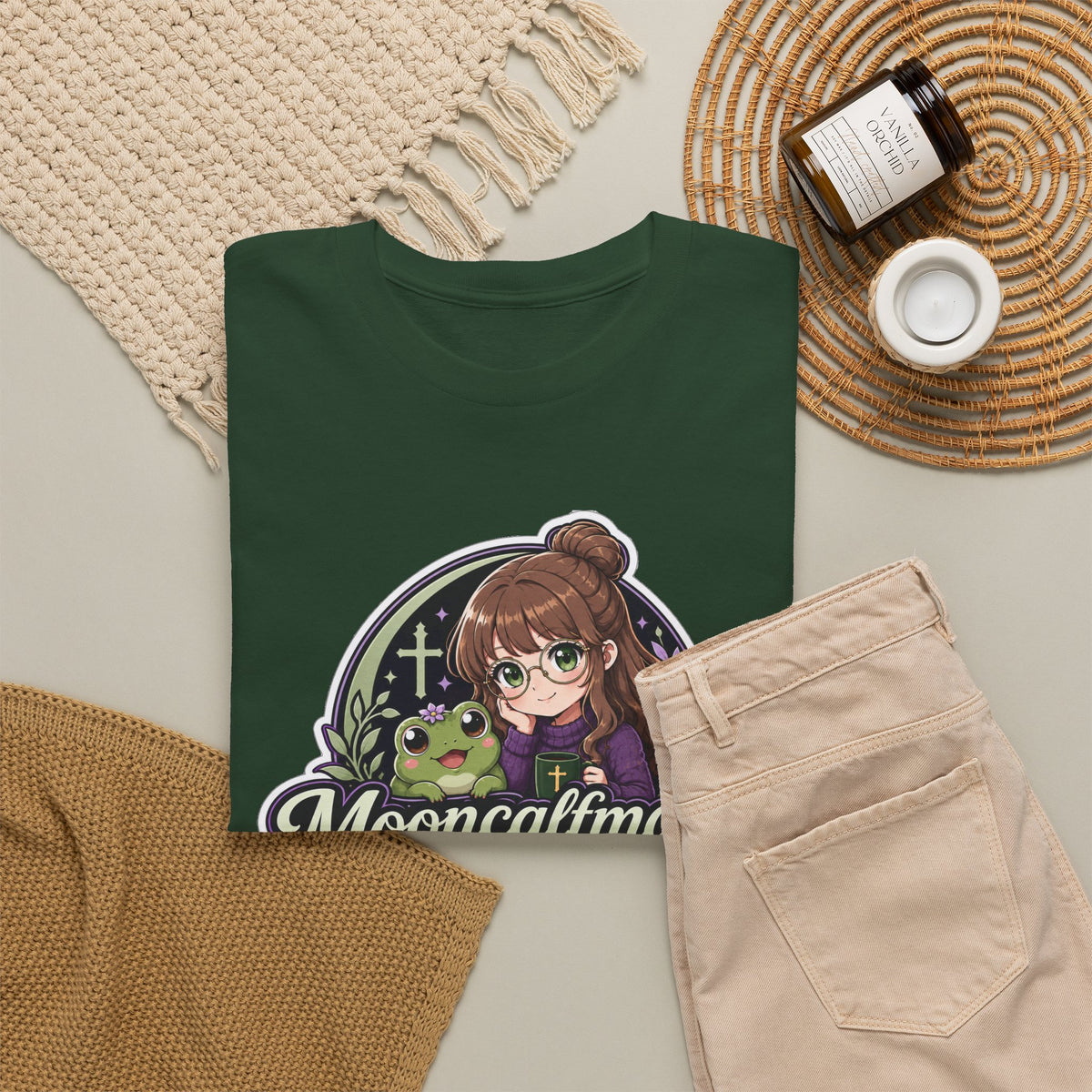 MOONCALFMAGE Logo Tee - Gamer/Streamer T-Shirt Blue GBSG (Gather)