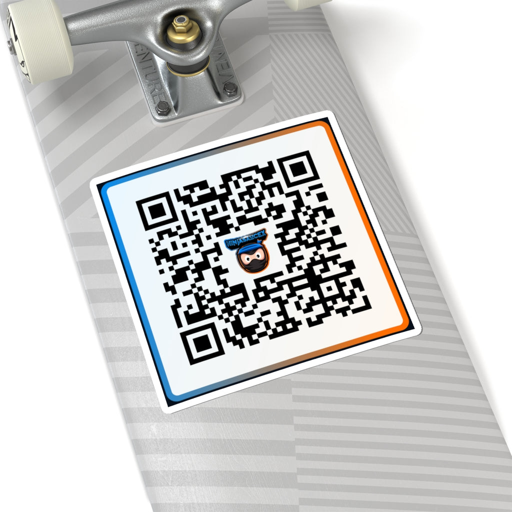 QR Code Decal — NinjaSauceX QR Code with Logo