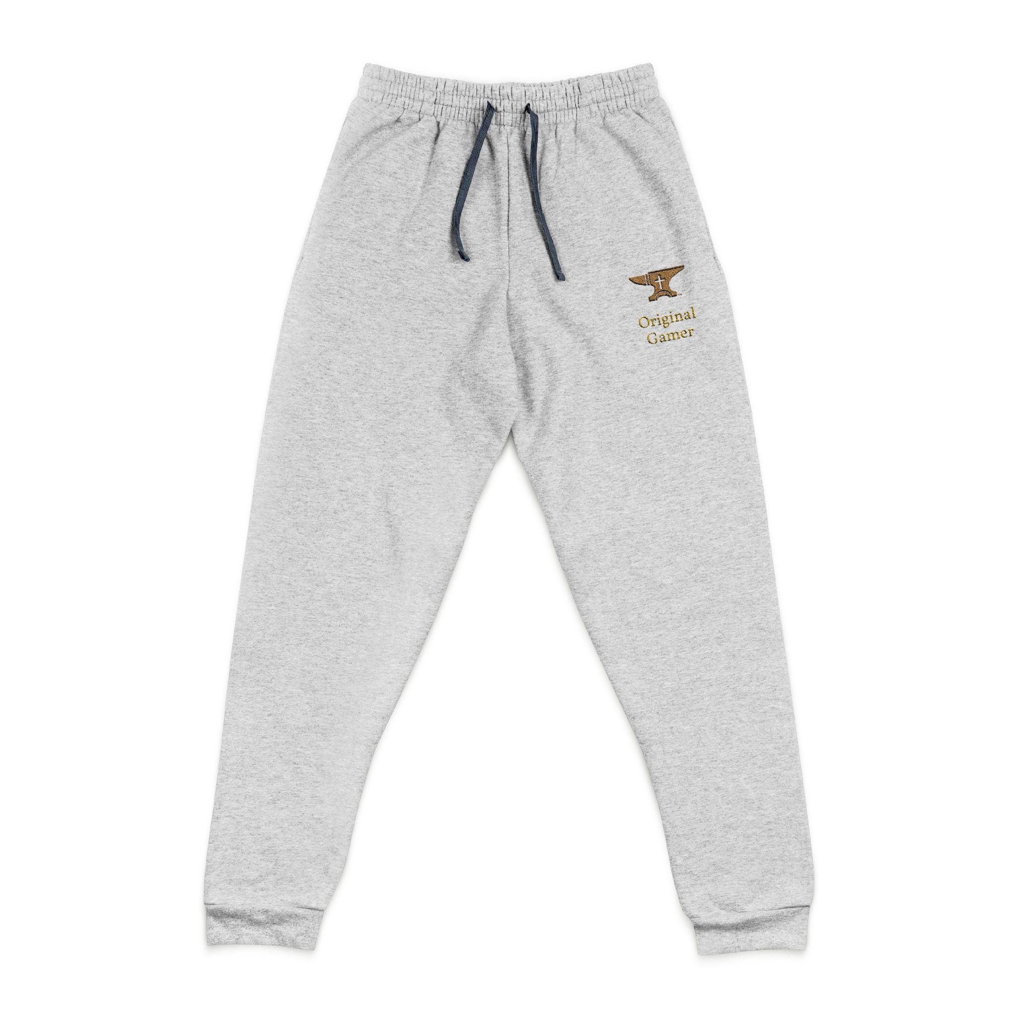 Embroidered  Joggers with FaithForge Anvil & Original Gamer