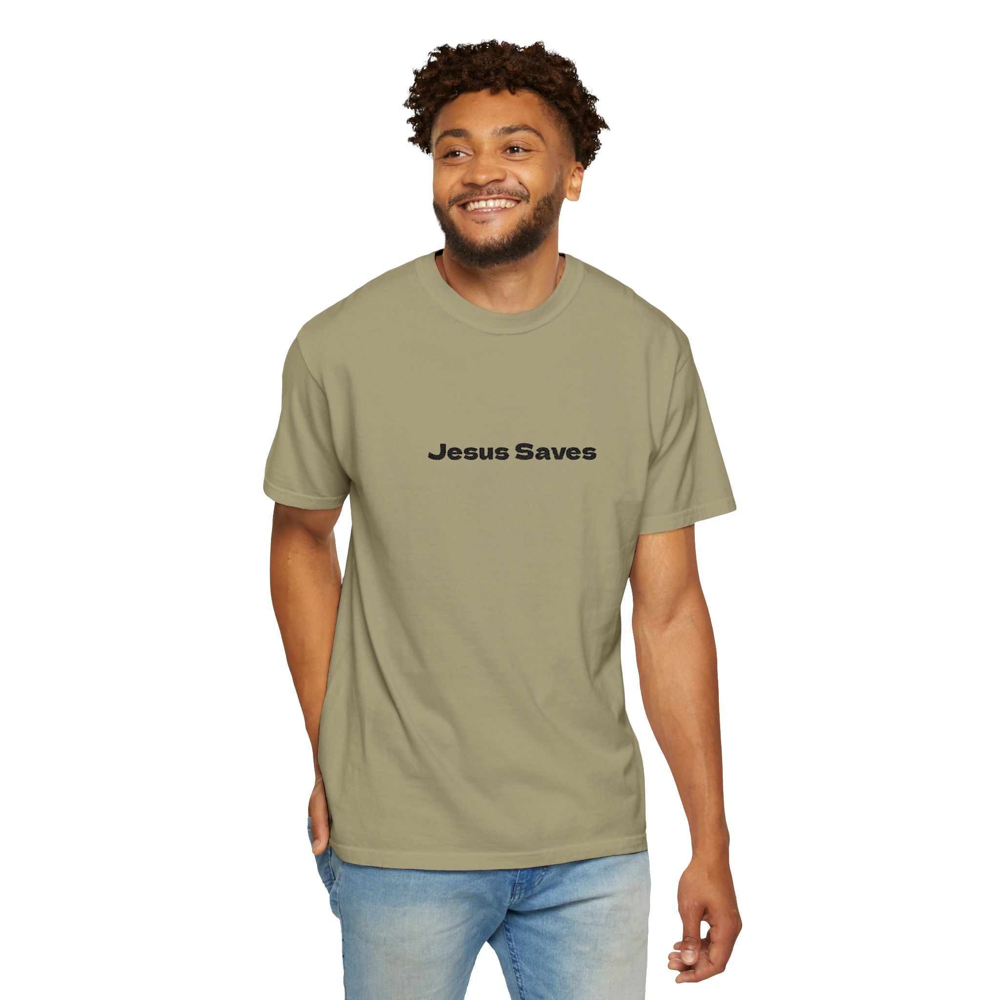 (Embroidered) Jesus Saves T-Shirt