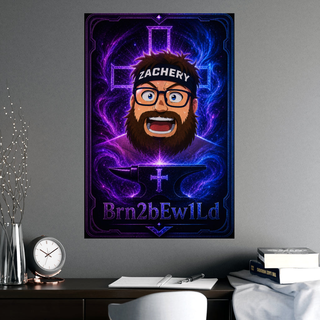 Brn2bEw1Ld Poster - FaithForgeGaming
