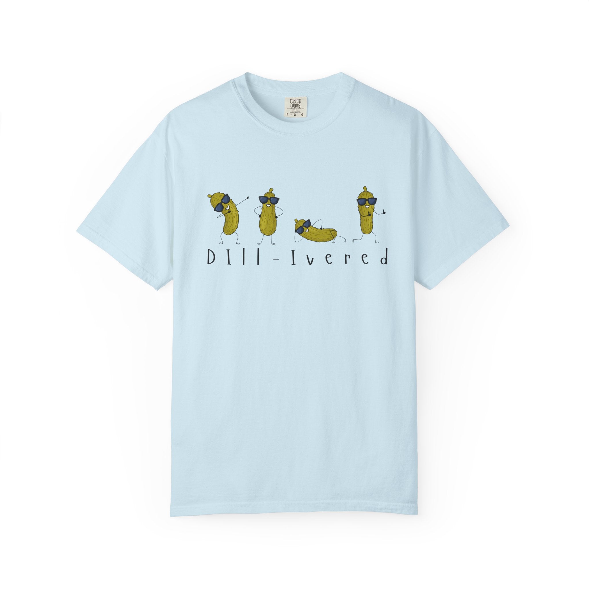 Dill-Livered Pickle Pun T-Shirt — Funny Pickle Lover Tee