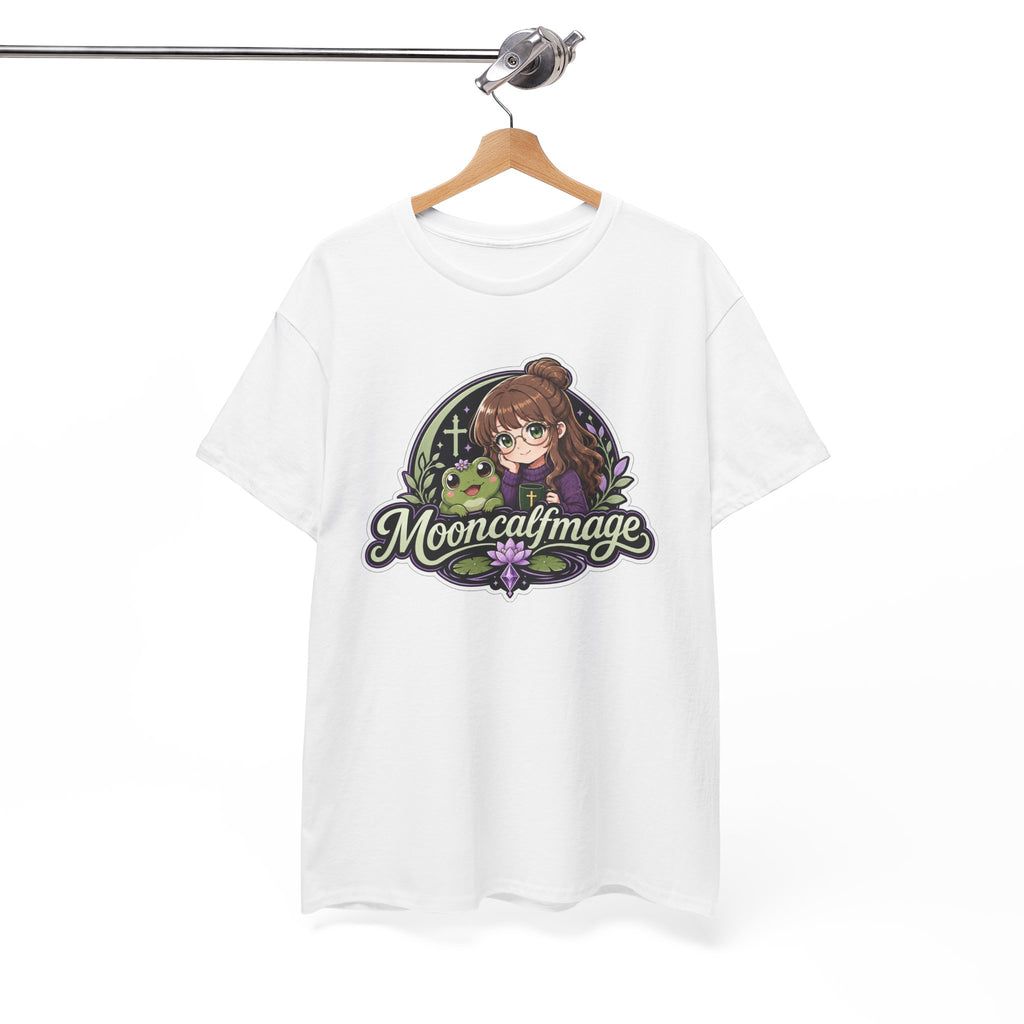 MOONCALFMAGE Logo Tee - Gamer/Streamer T-Shirt Blue GBSG (Gather)