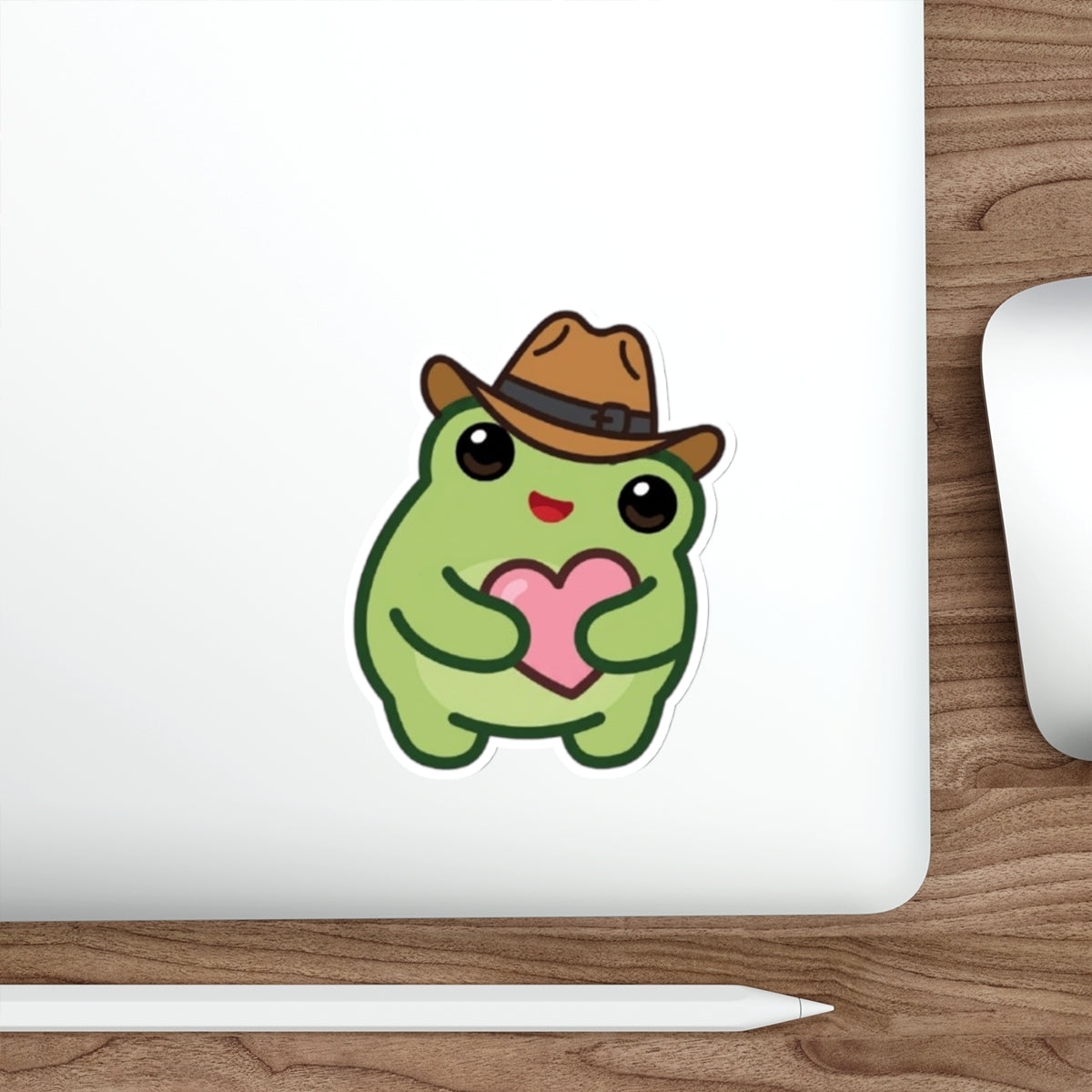 Heart Frog Die-Cut Sticker