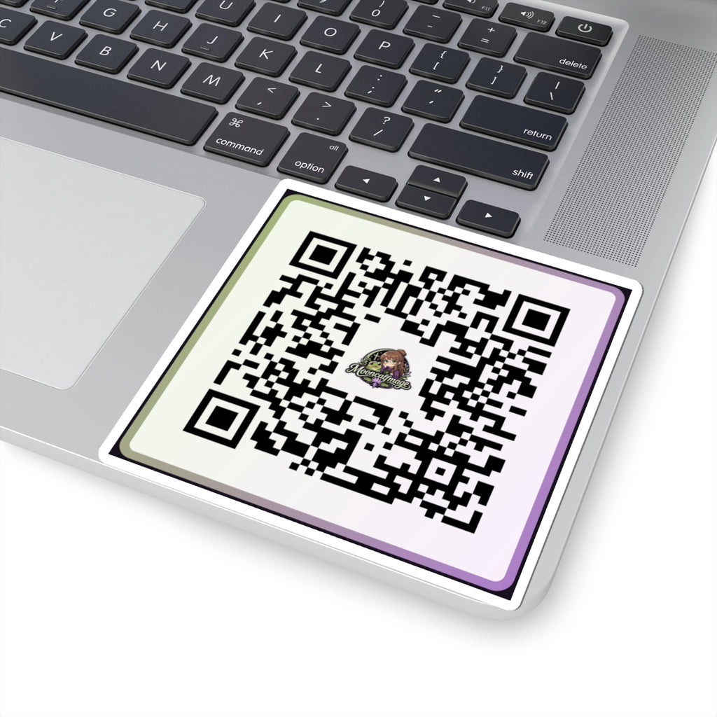 QR Code Decal Indoor — MOONCALFMAGE QR Code with Logo