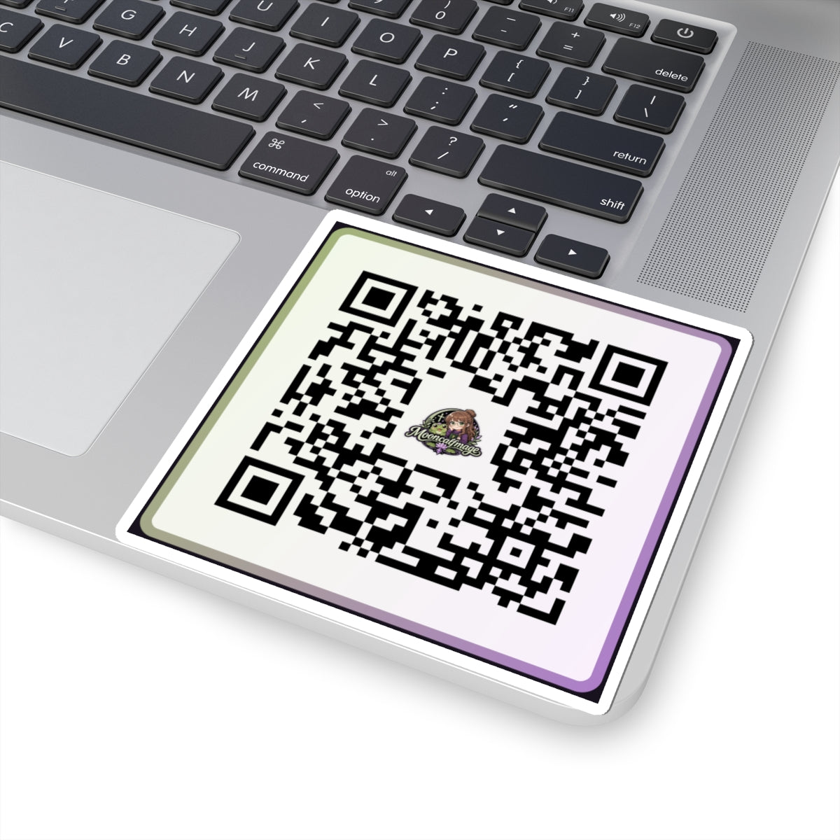 QR Code Decal Indoor — MOONCALFMAGE QR Code with Logo