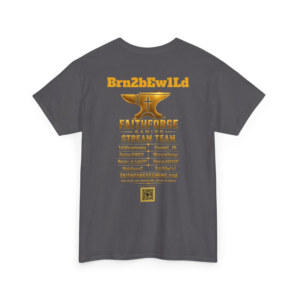 Copy of FaithForgeGaming Tee — FaithForge Stream Team Black Graphic T‑Shirt -FaithForgeGaming