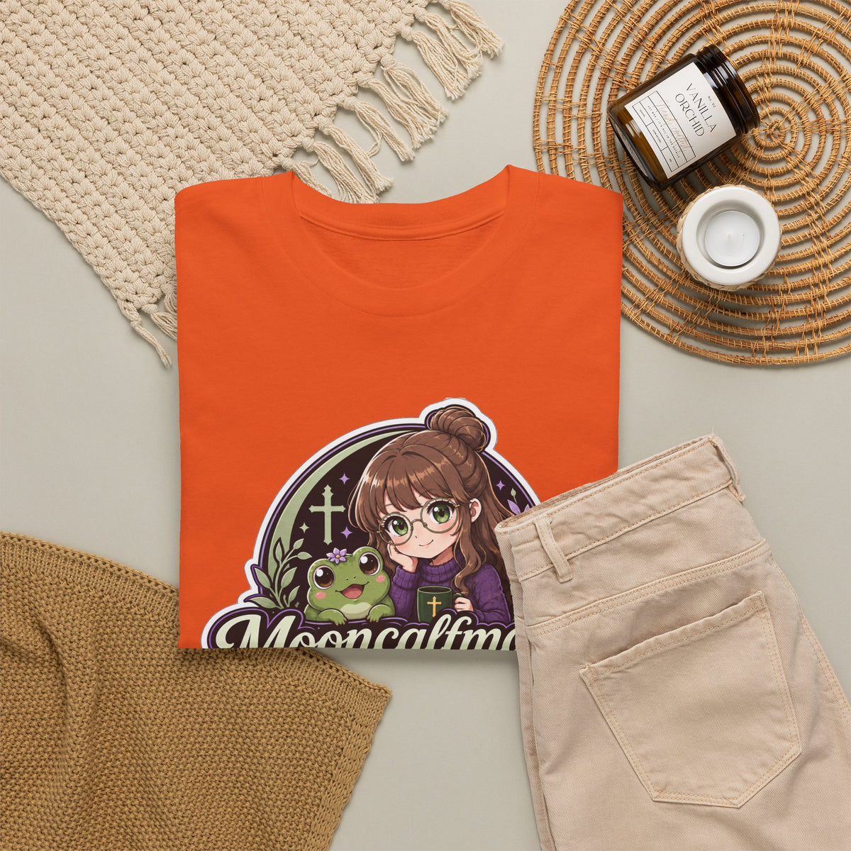 MOONCALFMAGE Logo Tee - Gamer/Streamer T-Shirt Blue GBSG (Gather)
