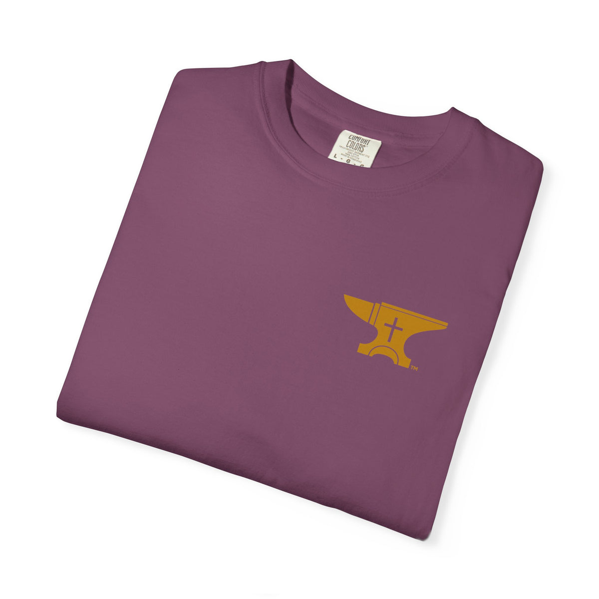 FaithForge Gaming T-Shirt — Logo Tee with Anvil & Cross (Christian Gamer Apparel)