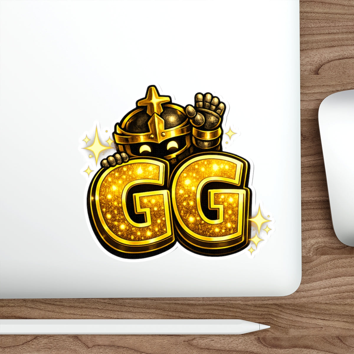 FaithForge Knight GG Die-Cut Sticker — Water-resistant vinyl