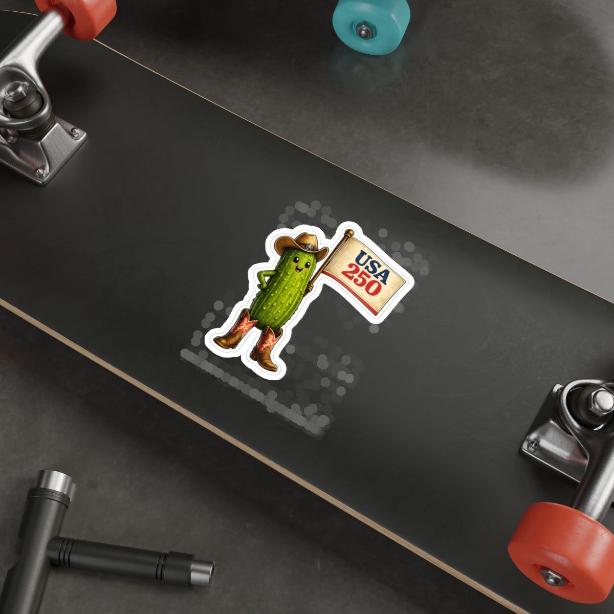USA 250 Pickle Die-Cut Sticker