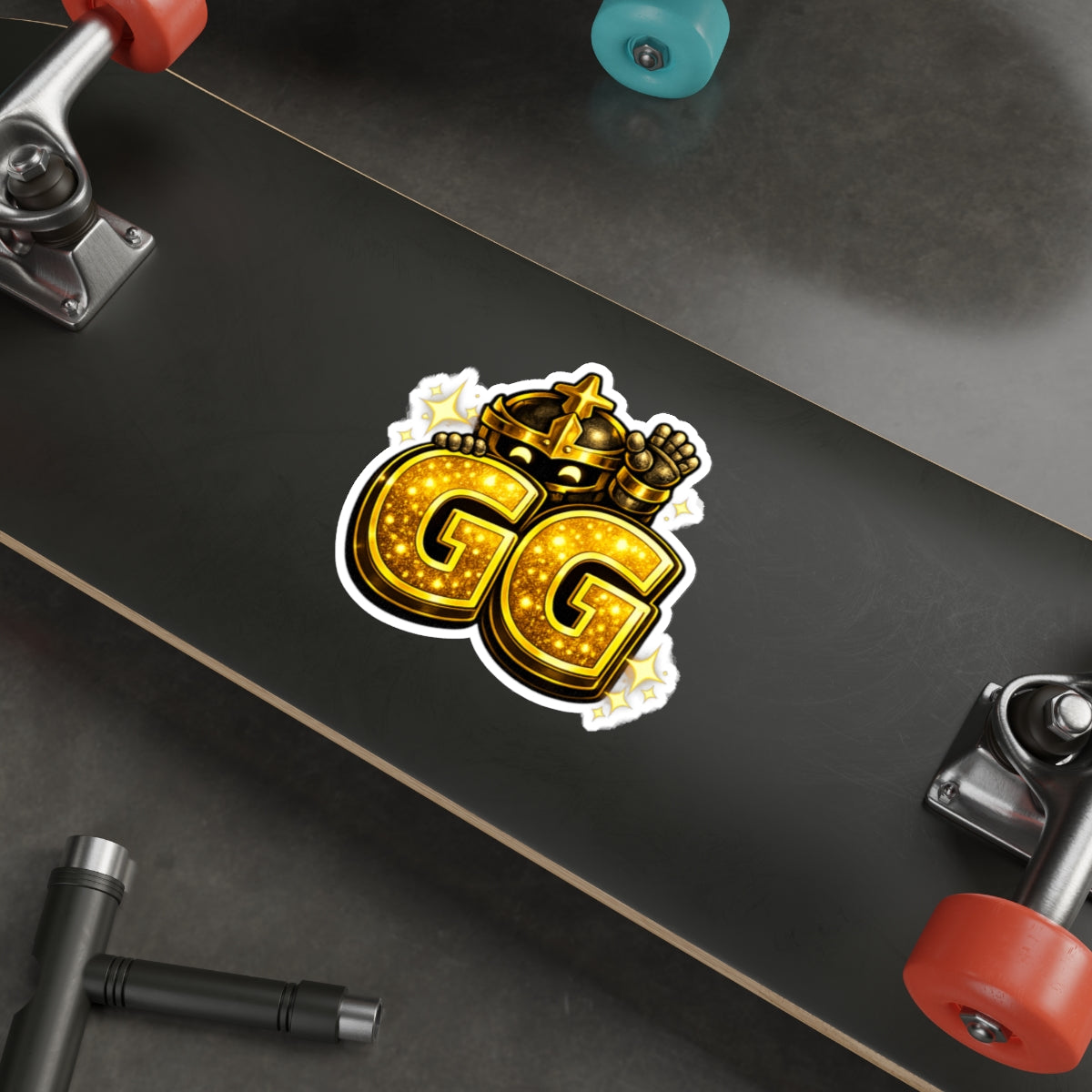 FaithForge Knight GG Die-Cut Sticker — Water-resistant vinyl
