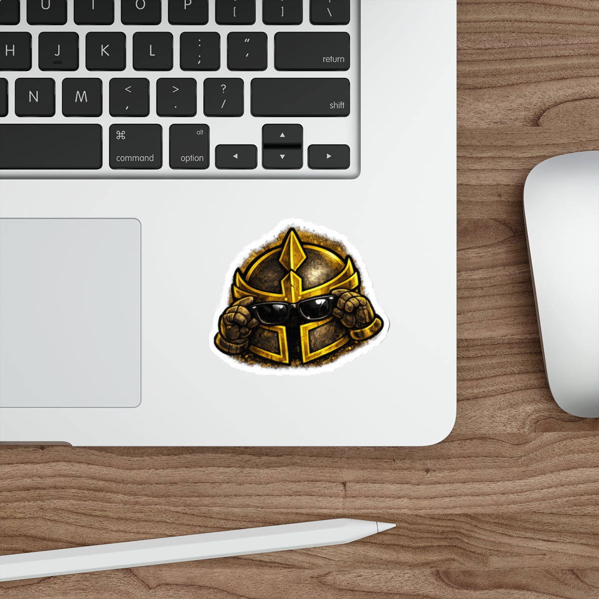 FaithForge Knight Cool Die-Cut Sticker — Water-resistant vinyl