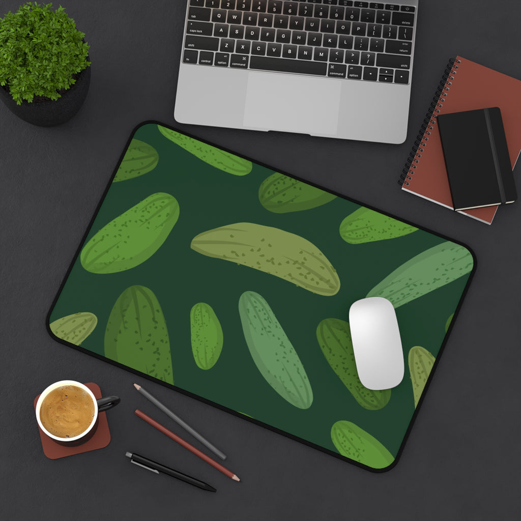 Pickle Pattern Desk Mat — Gaming & Office Mouse Pad