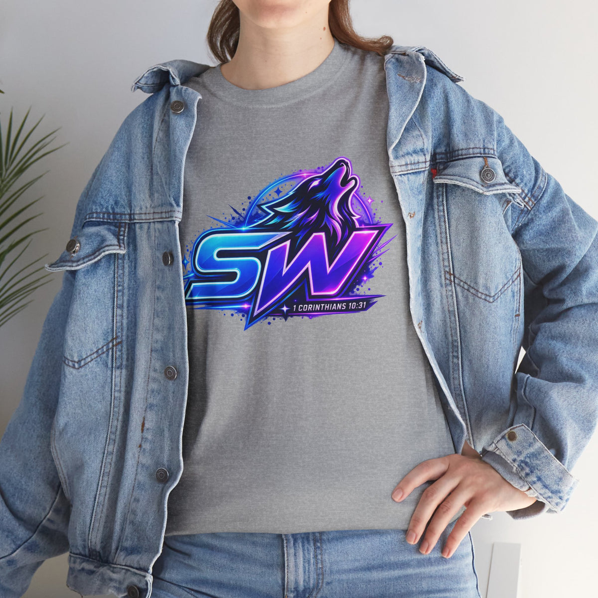 Seawolf_30 Logo Tee - Gamer/Streamer T-Shirt Blue GBSG (Gather)