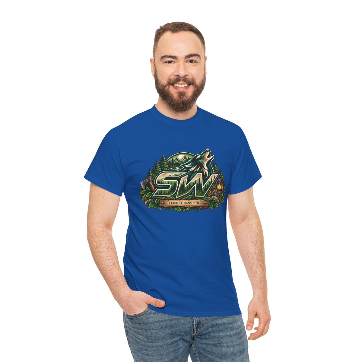 Seawolf_30 Logo Tee - Gamer/Streamer T-Shirt Green GBSG (Gather)