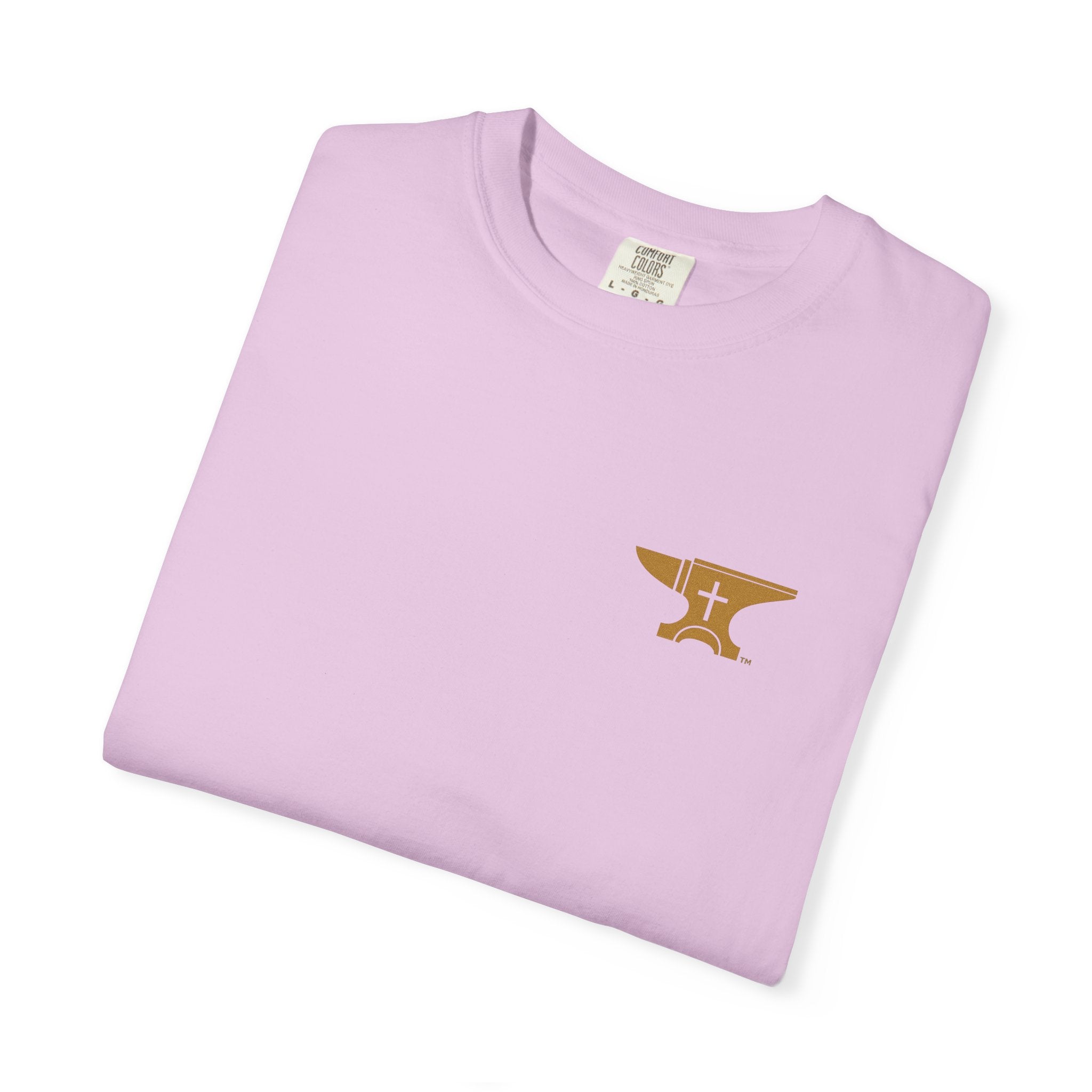 FaithForge OG Gaming T-Shirt — Logo Tee with Anvil & Cross (Christian Gamer Apparel)