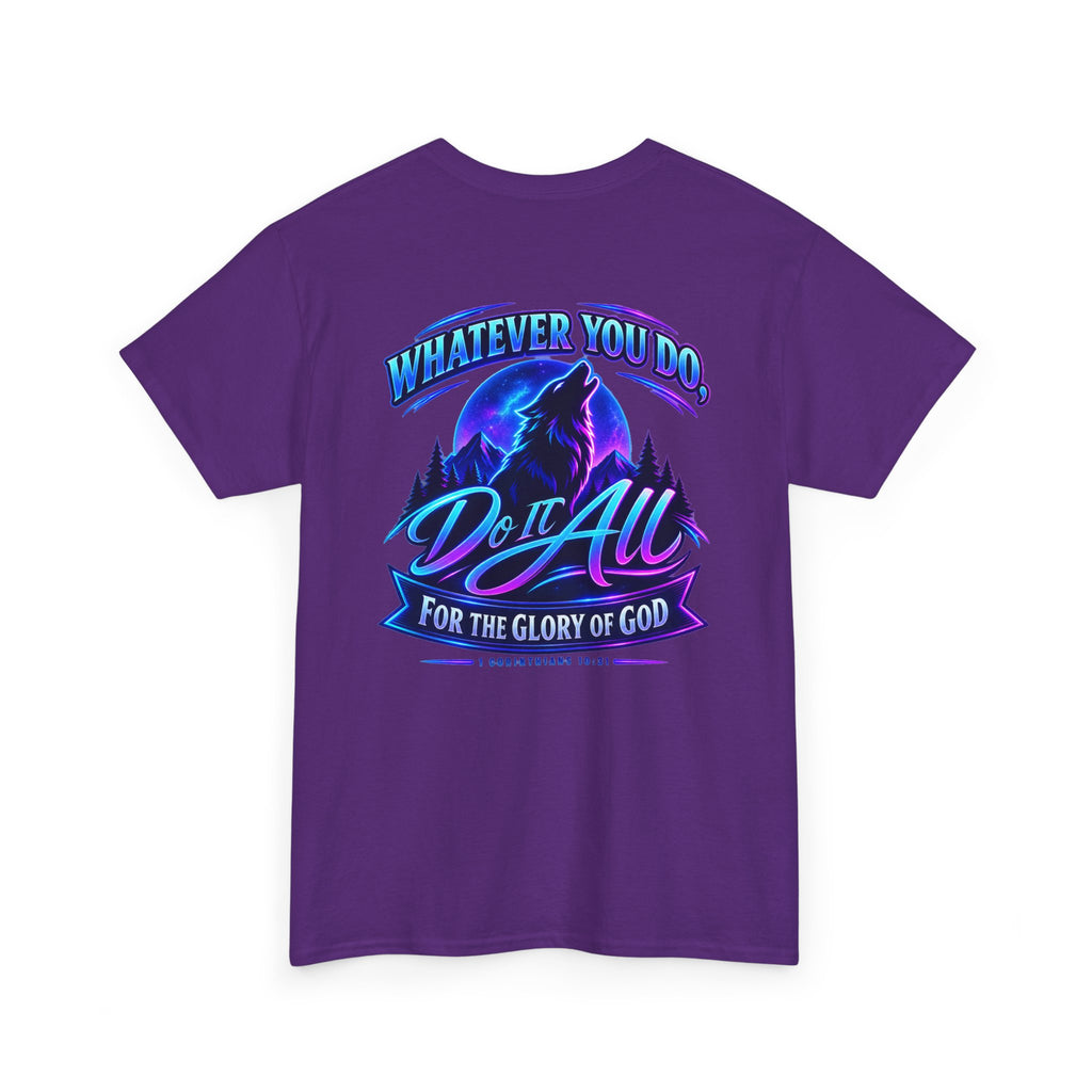 Seawolf_30 Graphic Tee — "Whatever You Do, Do It All for the Glory of God"