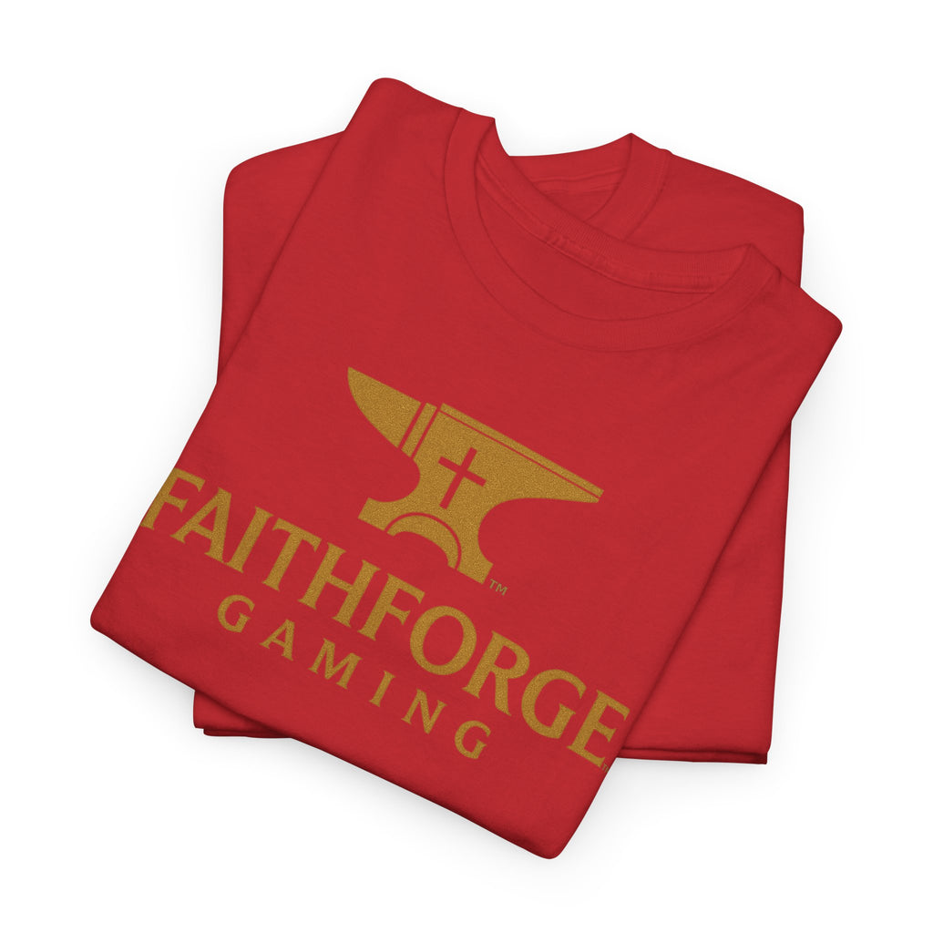 (Canada) FaithForge Gaming T-Shirt — Anvil & Cross Logo Tee for Christian Gamers
