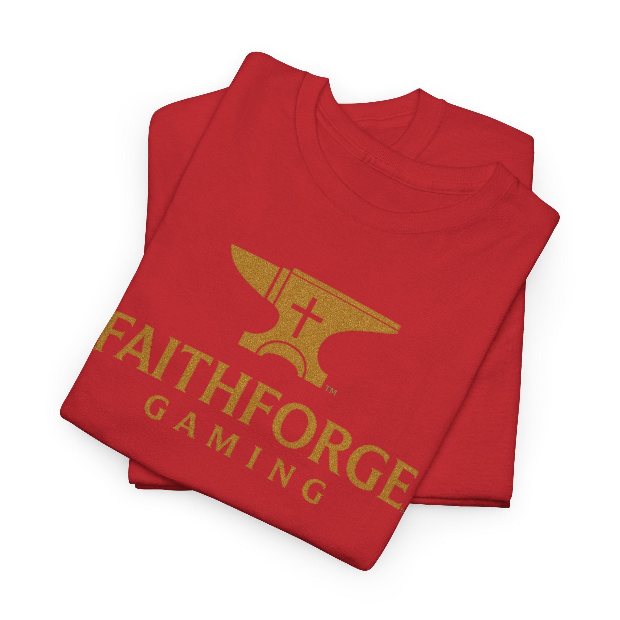 (Canada) FaithForge Gaming T-Shirt — Anvil & Cross Logo Tee for Christian Gamers