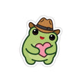 Heart Frog Die-Cut Sticker