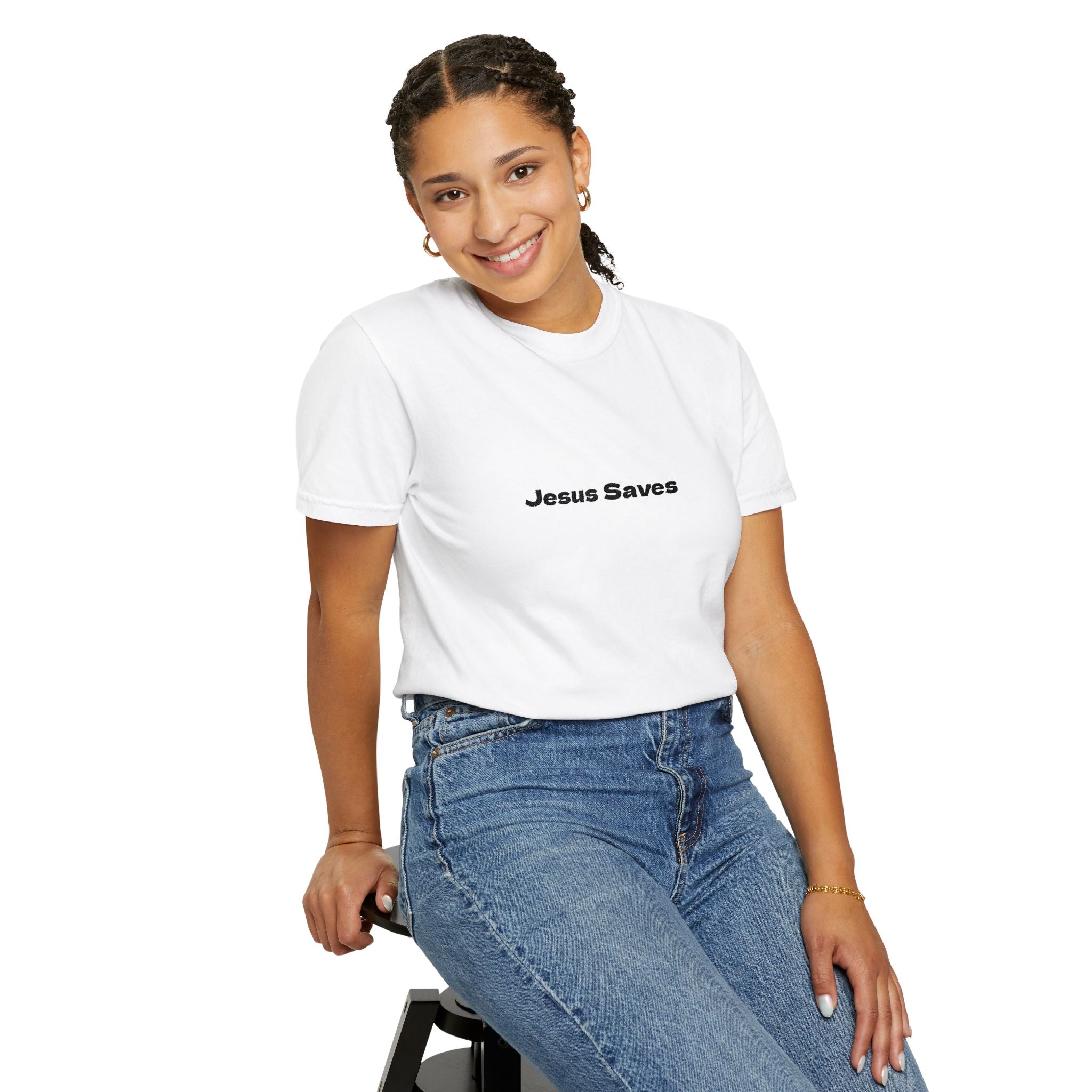 (Embroidered) Jesus Saves T-Shirt