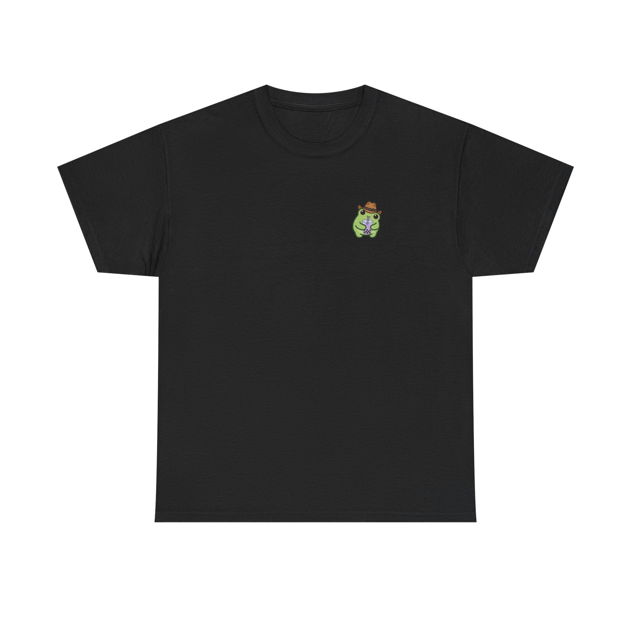 T-Shirt — Cute Boba Drinking Frog