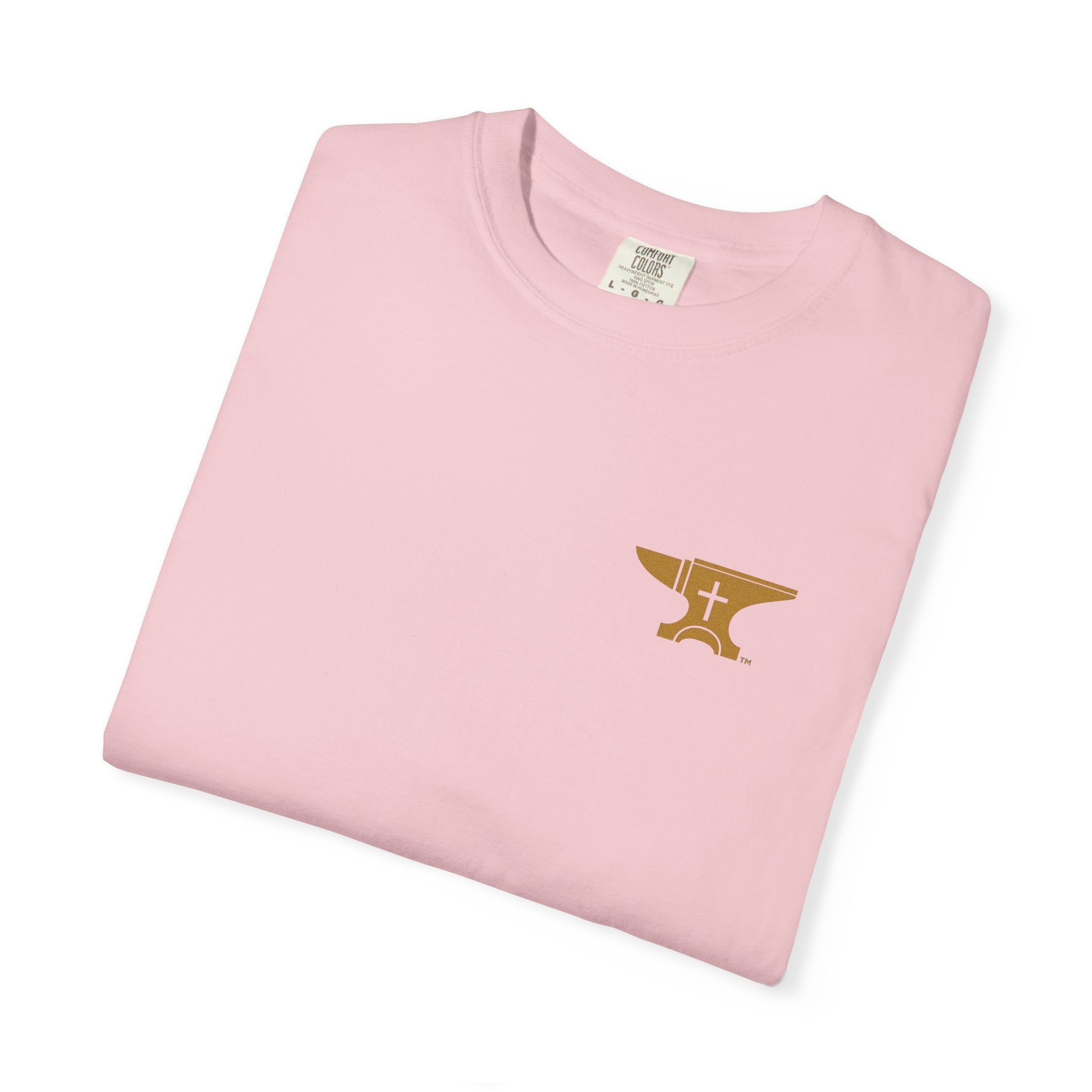 FaithForge Gaming T-Shirt — Logo Tee with Anvil & Cross (Christian Gamer Apparel)