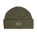 Embroidered eh? Knit Toque