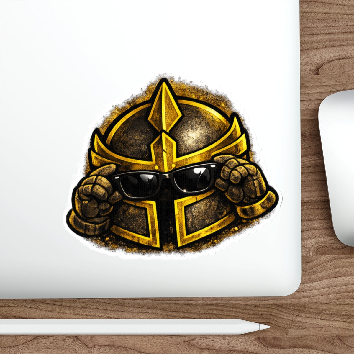 FaithForge Knight Cool Die-Cut Sticker — Water-resistant vinyl