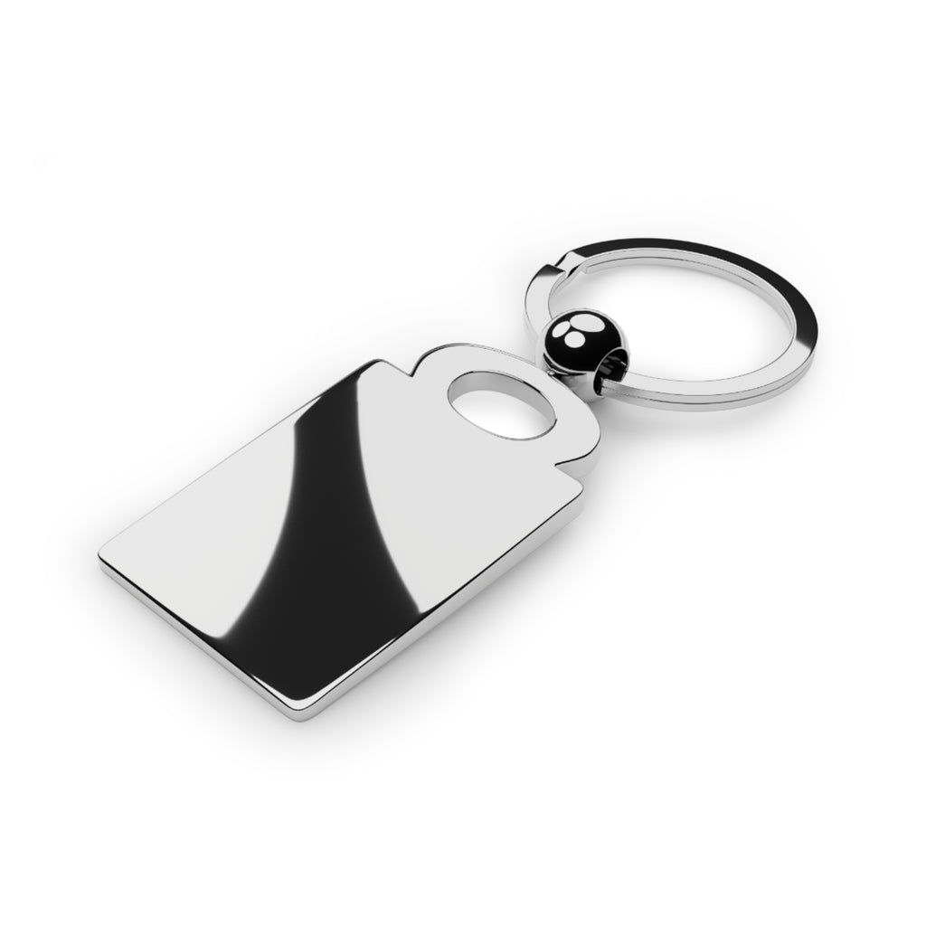 NinjaSauceX Rectangle Photo Keyring — Streamer Keychain