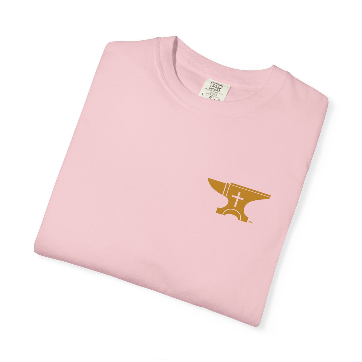 FaithForge Gaming T-Shirt — Logo Tee with Anvil & Cross (Christian Gamer Apparel)