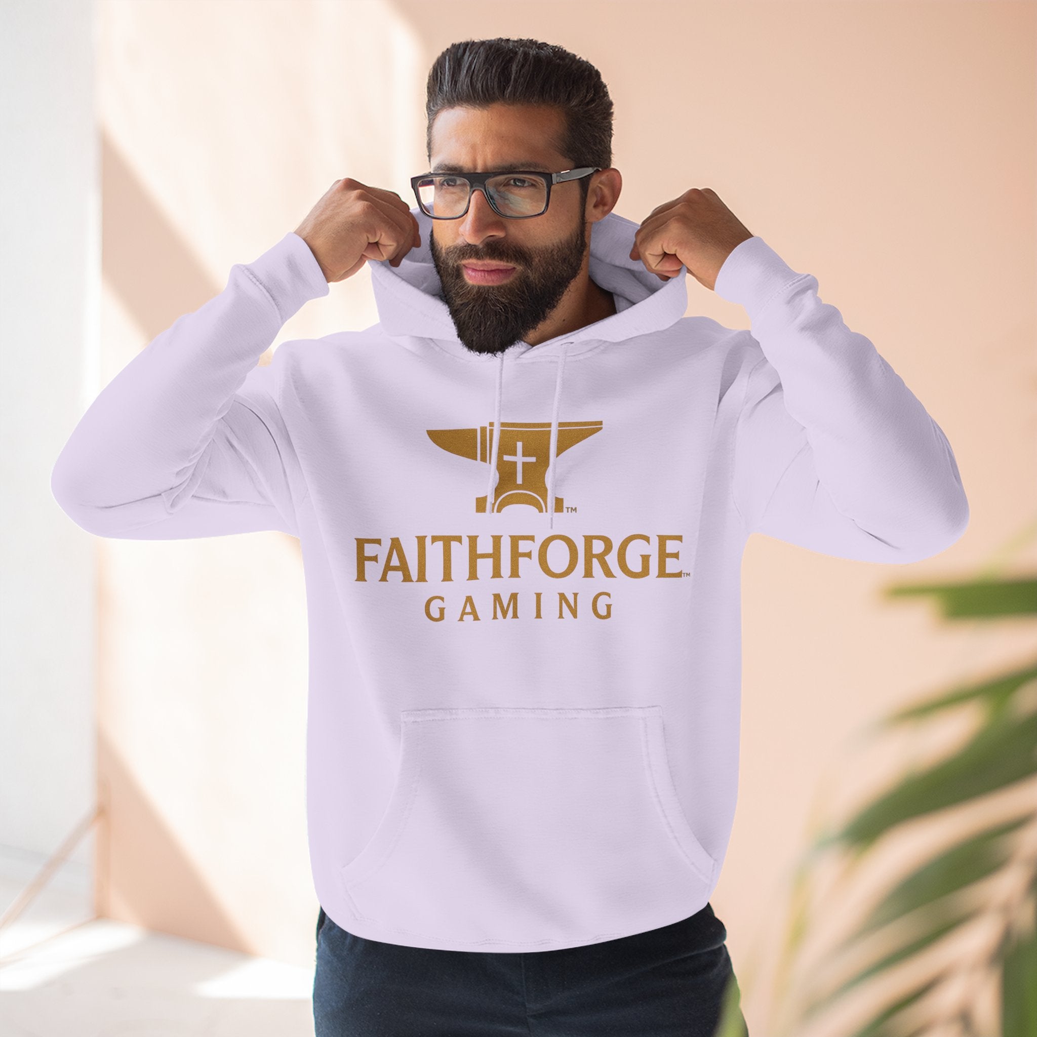 Copy of Faithforge Gaming Hoodie — Faith Quote OG Logo Fleece Hoodie