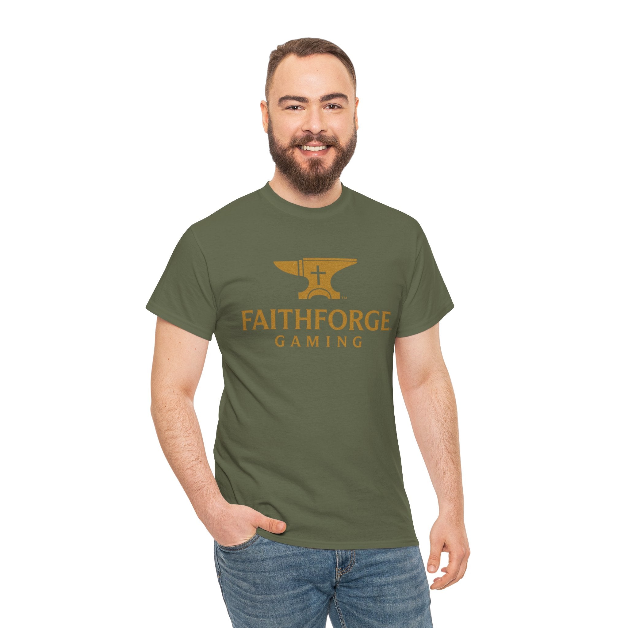 FaithForge Gaming T-Shirt — Christian Gamer Logo Tee