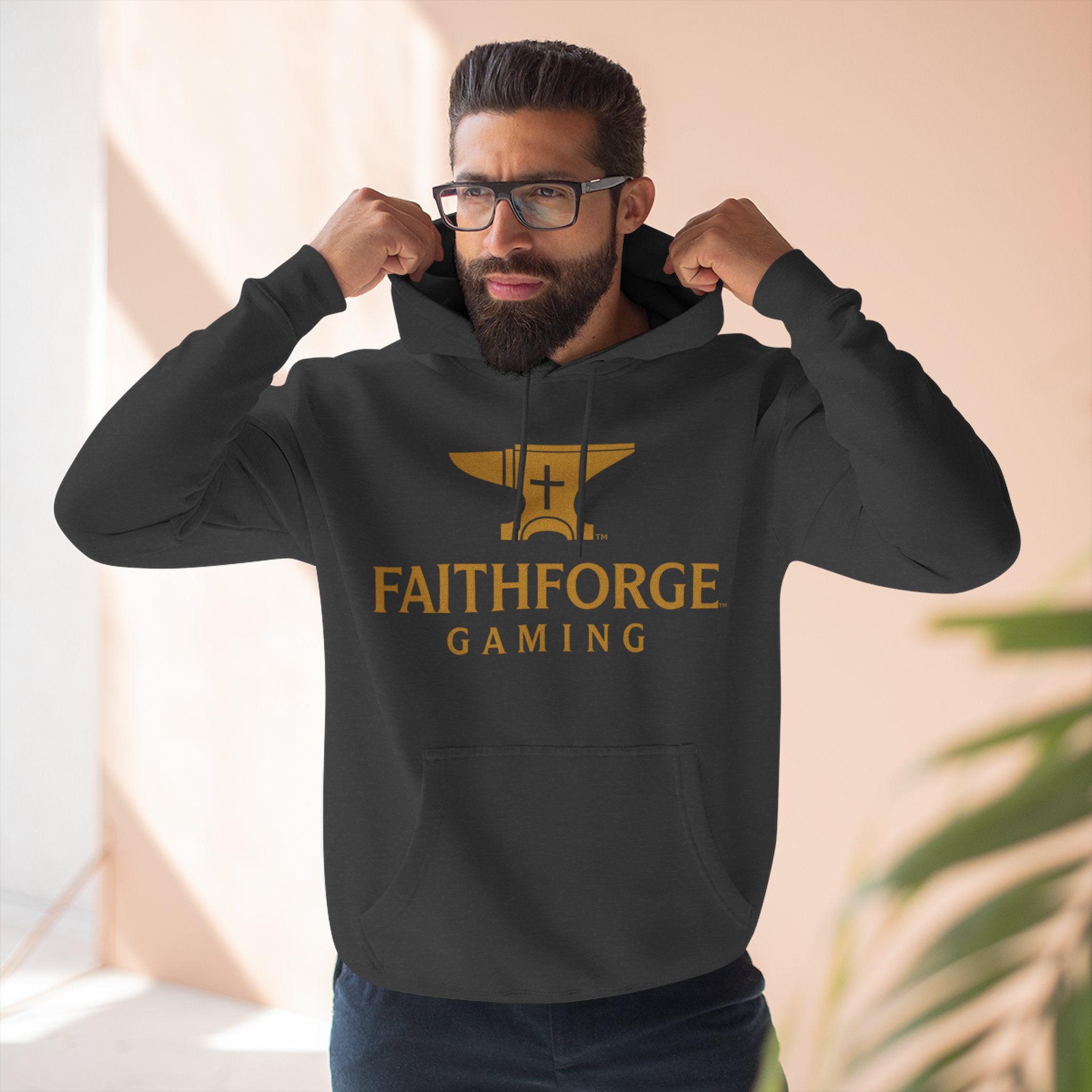 Copy of Faithforge Gaming Hoodie — Faith Quote OG Logo Fleece Hoodie