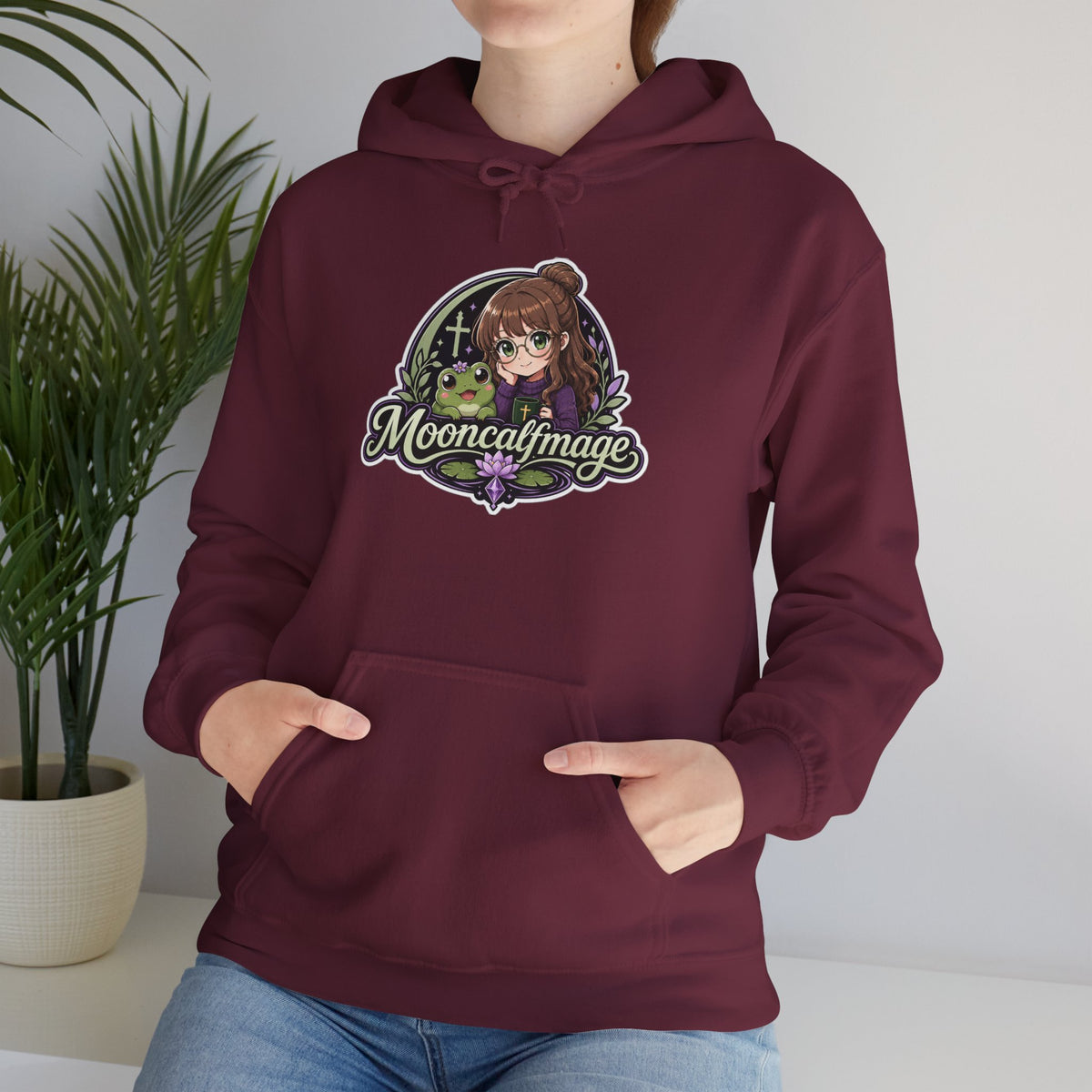 MOONCALFMAGE Hoodie — Streamer Logo Pullover