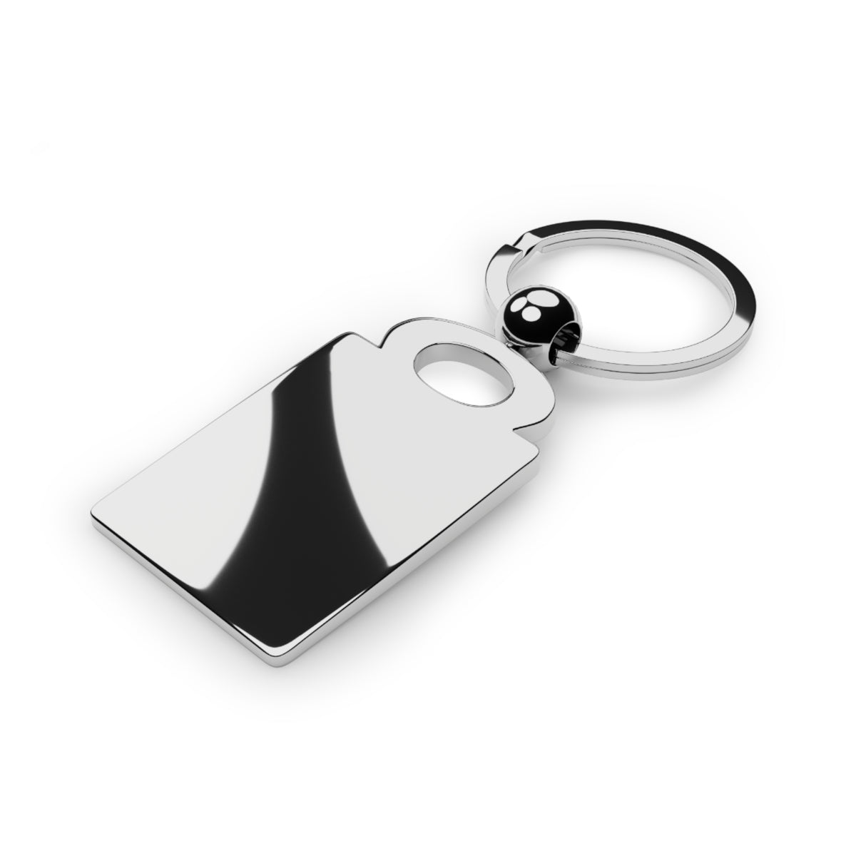 Romans1014XP Rectangle Photo Keyring — Streamer Keychain