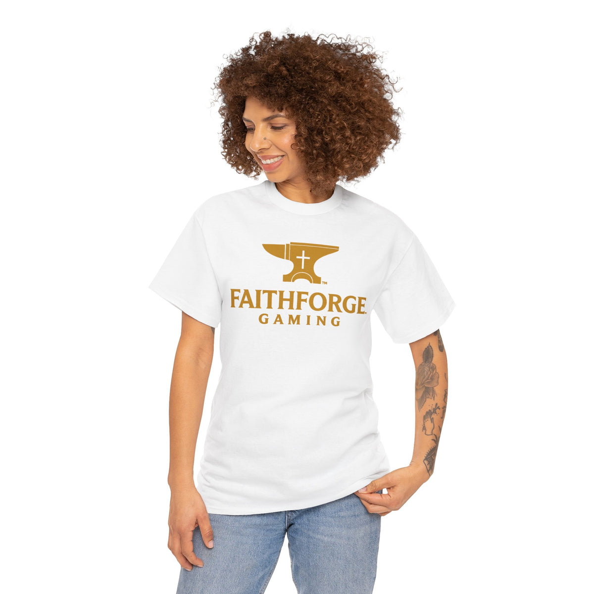 FaithForge Gaming T-Shirt — Christian Gamer Logo Tee